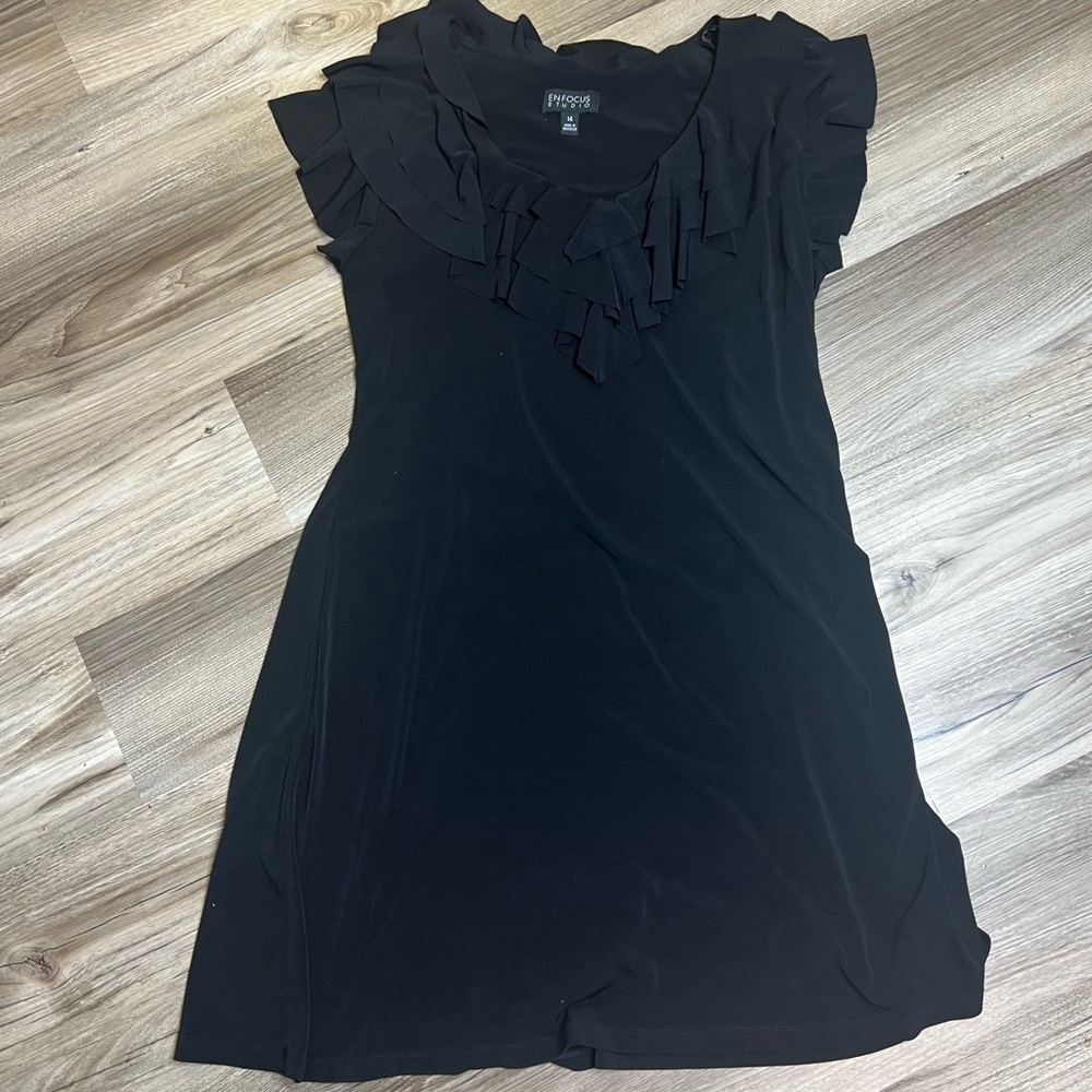 ENFOCUS STUDIO Women’s Black Dress Size 14 little black dress
